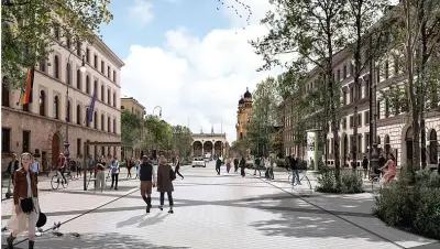 Münchner Prachtstraße: Siegerentwurf für grüne Ludwigstraße steht