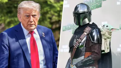 Trumps KI-Bild als Mandalorianer: Spott wegen Flaggen-Fehler