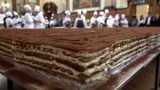 440 Meter langes Tiramisu: Weltrekord in London aufgestellt