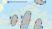 Luftbetankung über MV: Vier Zonen für Kampfjets