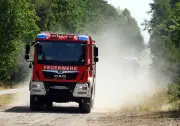 Waldbrand auf ehemaligem Truppenübungsplatz bei Jüterbog