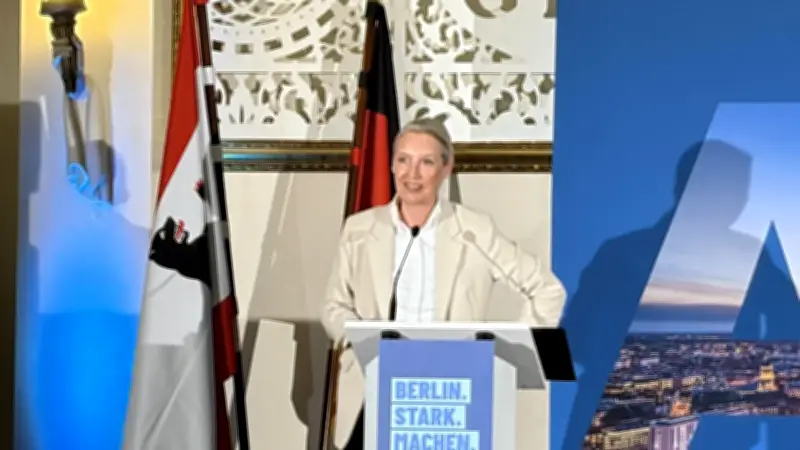 AfD-Chefin Weidel feiert Wahlkampf in türkischem Hochzeitssaal in Neukölln