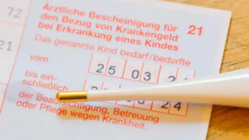 AOK: Drei von vier Kinderkrankentagen in MV von Frauen genommen