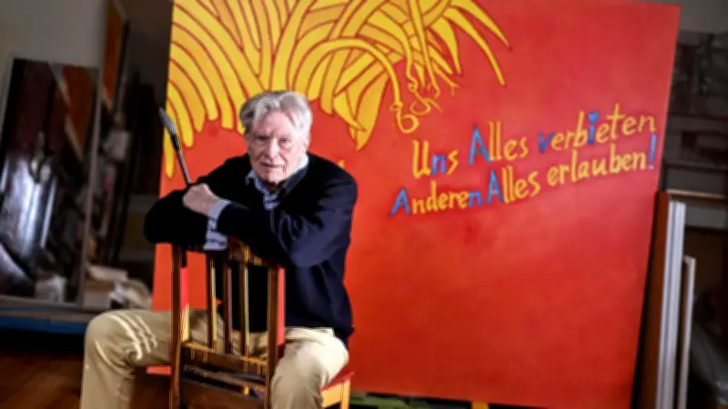 Atelierbesuch bei Wolfram Wickert: Der alte Wolf, der Kai Wegner forderte