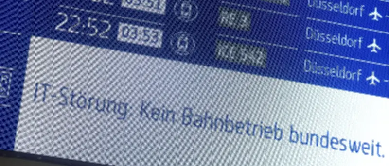 Bahn: Ursache für bundesweiten Zugstopp identifiziert