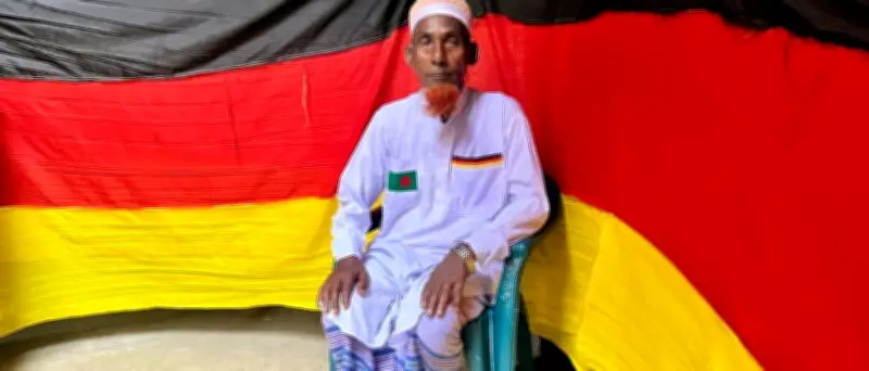 Bangladeschischer Bauer näht 7,5 km lange Deutschland-Fahne zur WM