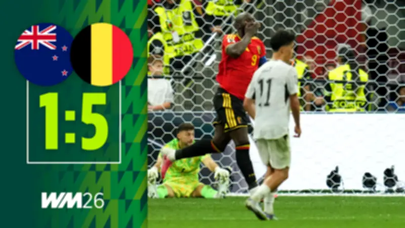 Belgien startet mit Rekordsieg gegen Neuseeland in die WM