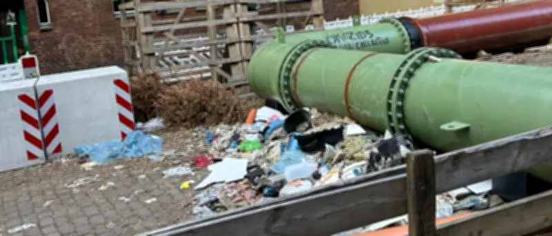 Berliner Wasserbetriebe: Illegale Müllablagerungen behindern Bauarbeiten in Neukölln