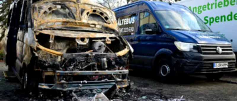 Brandstiftung an Kältebus: Täter soll in Psychiatrie