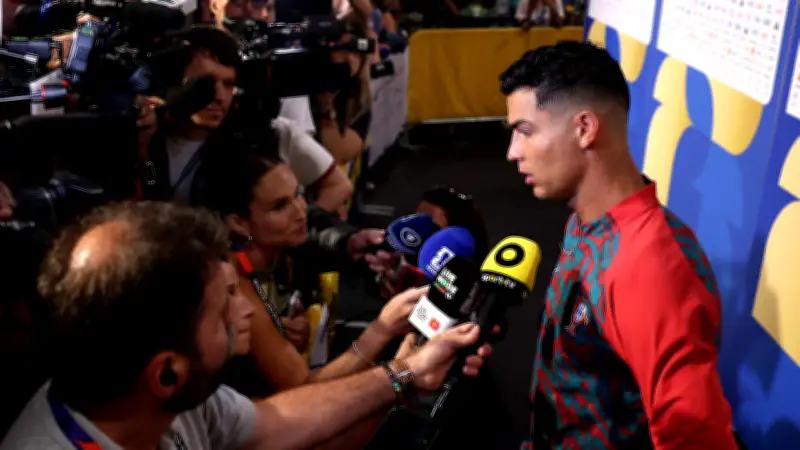Cristiano Ronaldo reagiert genervt auf Frage zu Lionel Messi
