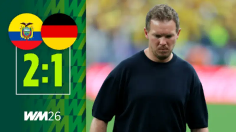 DFB-Elf enttäuscht: 1:2-Pleite gegen Ecuador bei WM 2026