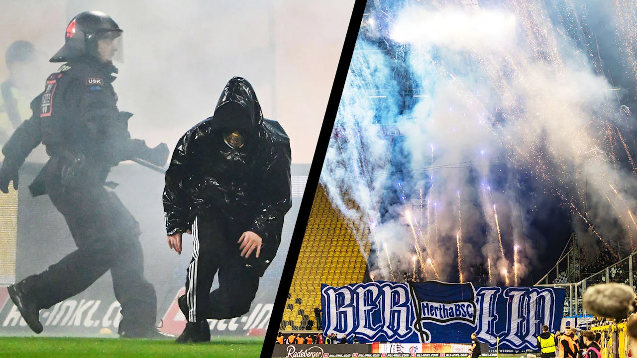 DFB leitet Ermittlungen gegen Dynamo Dresden und Hertha BSC ein
