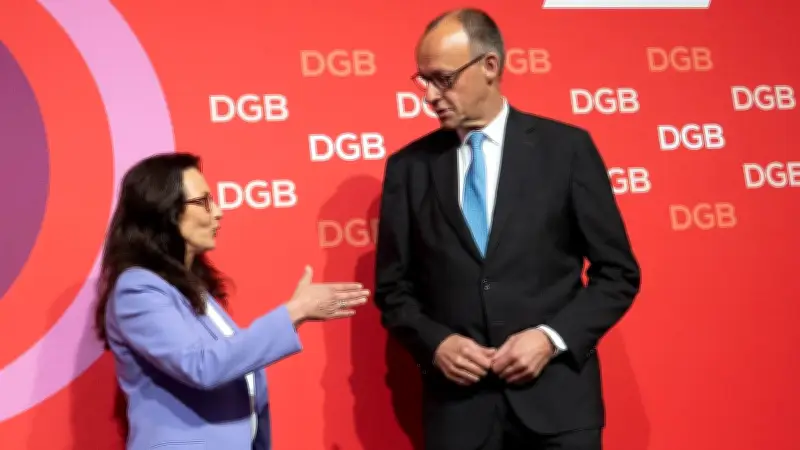 DGB-Chefin Fahimi fordert verpflichtende Betriebsrente für alle Beschäftigten