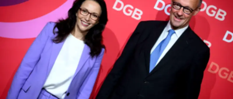DGB-Chefin Fahimi verteidigt Pfiffe gegen Kanzler Merz