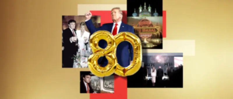 Donald Trump wird 80: Vom Käfigkampf bis zur Superman-Party – eine Geburtstagsgeschichte