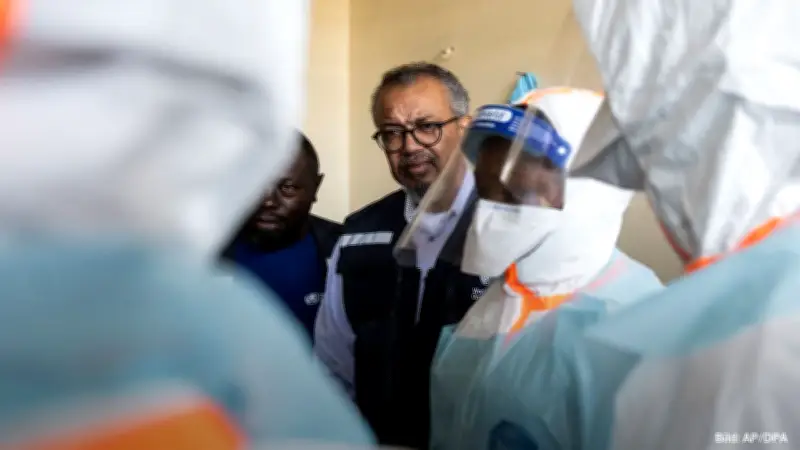Ebola-Ausbruch im Kongo: WHO-Chef besucht neues Behandlungszentrum