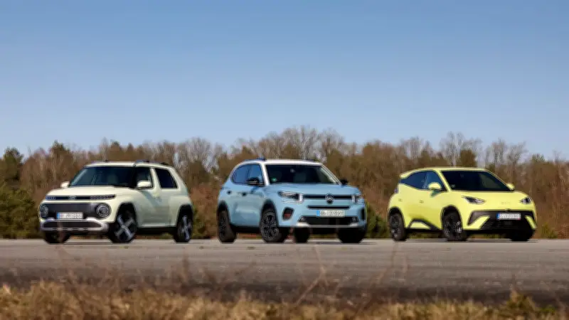 Elektro-Kleinwagen Vergleich: BYD Dolphin Surf vs. Citroën ë-C3 vs. Hyundai Inster