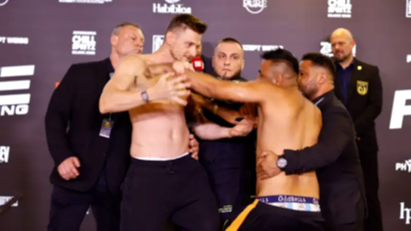 Eskalation beim Fame-Fighting-Wiegen: Pedroni und Batista geraten aneinander