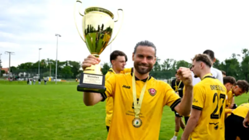 Ex-Dynamo-Profi Niklas Kreuzer wird Meister in der 6. Liga