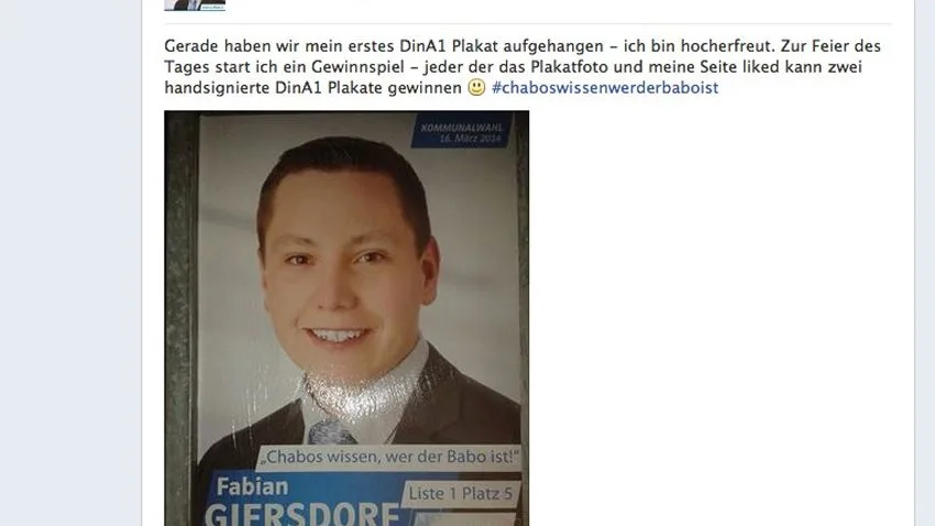 CSU-Kandidat erntet Spott mit Jugendwort-Plakat