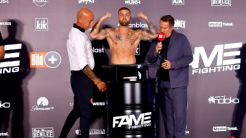 Großes Wiegen der Fame Fighter: Jetzt zählt jedes Gramm