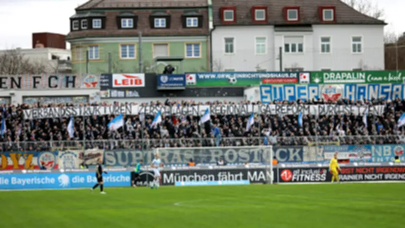 Hansa Rostock boykottiert DFB-Abstimmung nach Regionalliga-Reform-Skandal