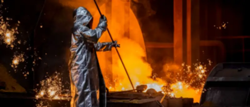 IG Metall demonstriert in Berlin für Zukunft der Stahlindustrie