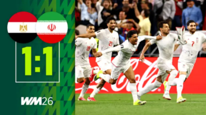 Iran gewinnt gegen Ägypten nach VAR-Entscheidung in Nachspielzeit