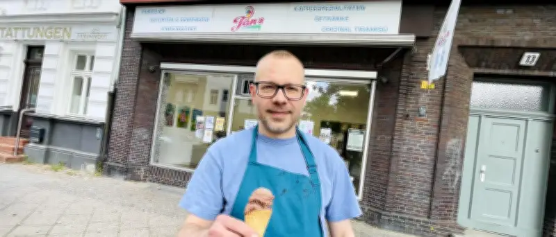 Italiener Jan eröffnet Gelateria in Berlin-Spandau und begeistert Familien