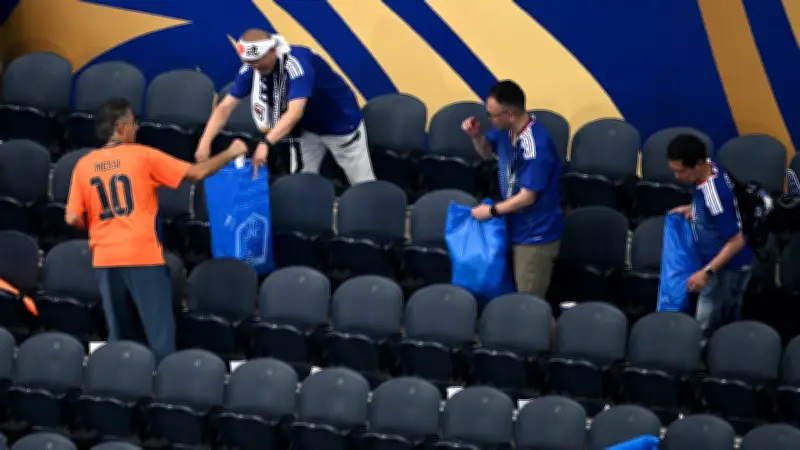 Japanische Fans: WM-Aufräumen sorgt für Ärger in der Heimat