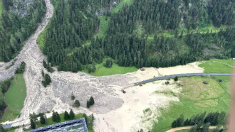 Kaunertal: 251 Menschen nach Murenabgang per Hubschrauber evakuiert