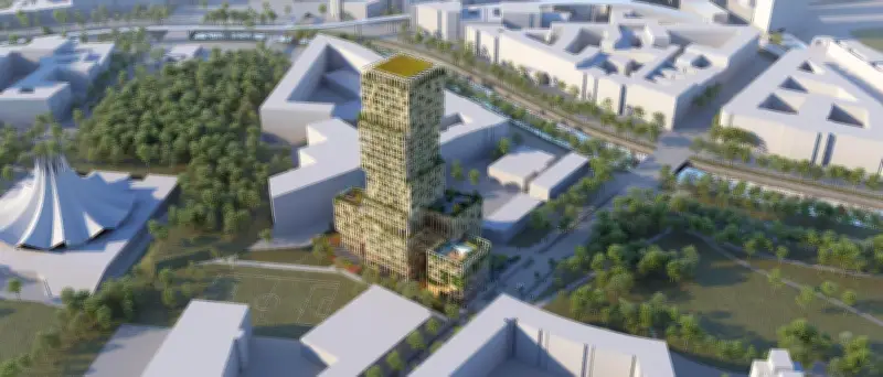 Kehrtwende in Kreuzberg: Bezirksparlament stimmt für Holzhochhaus „WoHo“