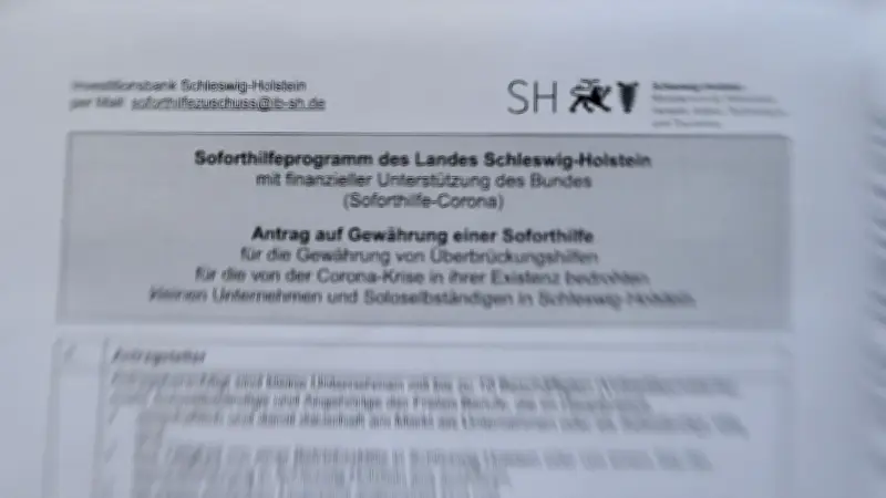 Knapp 300 Millionen Euro Corona-Hilfen in Schleswig-Holstein zurückgefordert