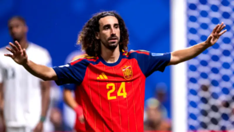 Kuriose Szene: Cucurella zeigt sich bei Spanien-Sieg absolut unglücklich