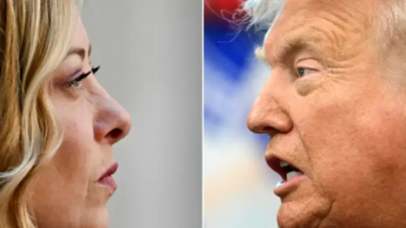 Meloni gegen Trump: Eine Frau zeigt dem Bully die Grenzen auf