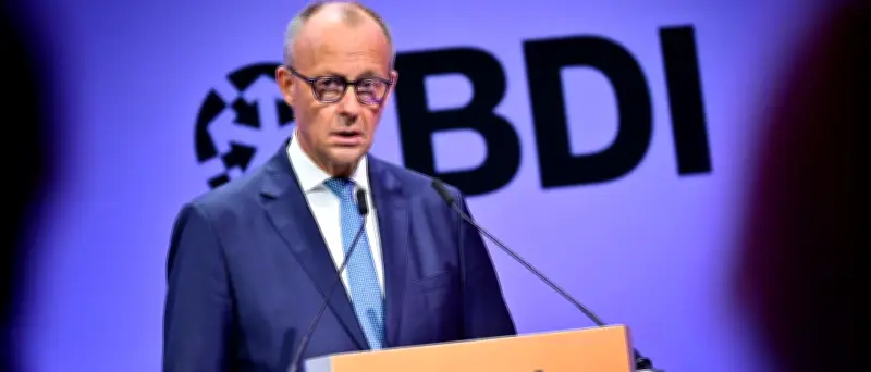 Merz wirbt bei Industrie für „Wohlstand für die Jugend“