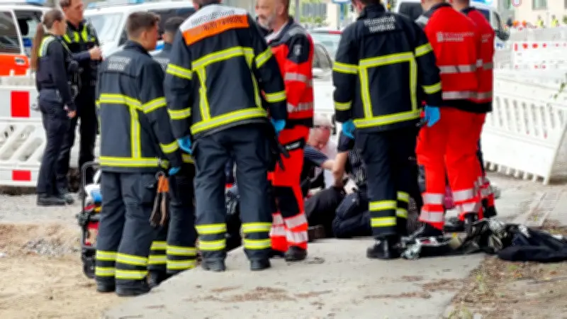 Messer-Attacke nahe Ironman-Strecke: Mann in Hamburg lebensgefährlich verletzt