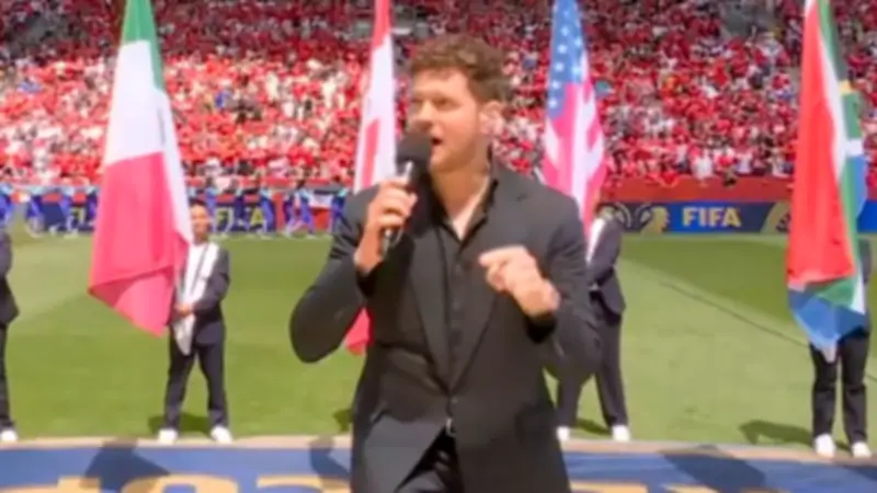 Michael Bublé begeistert bei WM-Eröffnungsfeier in Kanada