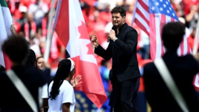 Michael Bublé sorgt für Gänsehaut bei Kanada-Eröffnungsspiel der WM