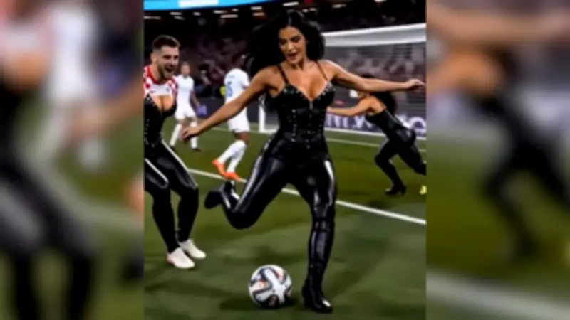 Miss Kroatien verwirrt mit KI-Video vor WM-Start gegen England