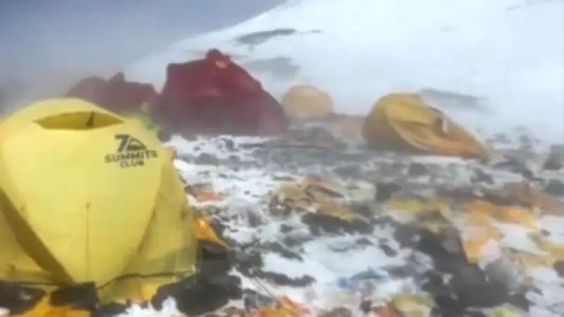 Mount Everest im Müllchaos: Video zeigt katastrophalen Zustand