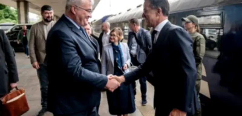 Nato-Generalsekretär Rutte zu unangekündigtem Besuch in Kyjiw eingetroffen