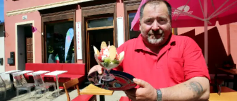 Neapel-Faktor in Potsdam: Gennaro Barbato eröffnet Eiscafé La Favola