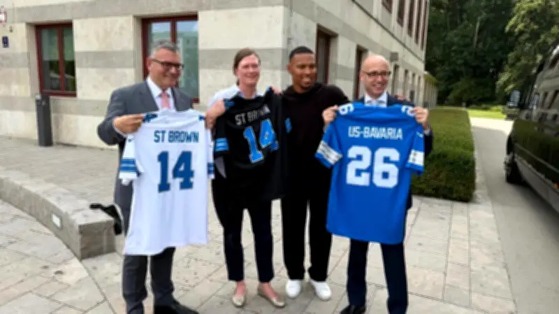 NFL-Superstar Amon-Ra St. Brown schwärmt von München und dem Deutschland-Spiel