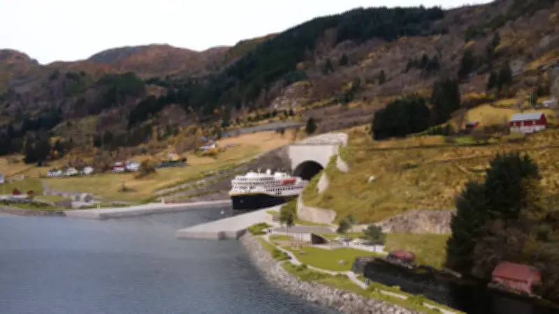 Norwegen plant ersten Mega-Schiffstunnel der Welt für Kreuzfahrtschiffe