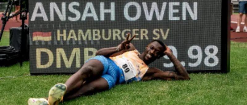 Owen Ansah verbessert deutschen Rekord über 100 Meter auf 9,98 Sekunden