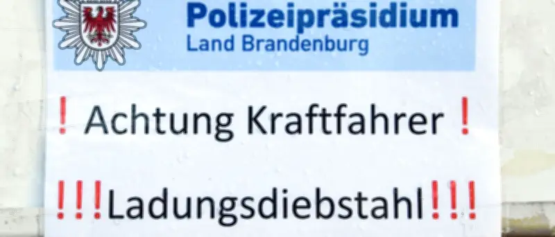 Planenschlitzer-Fälle in Brandenburg gesunken, aber Schäden gestiegen