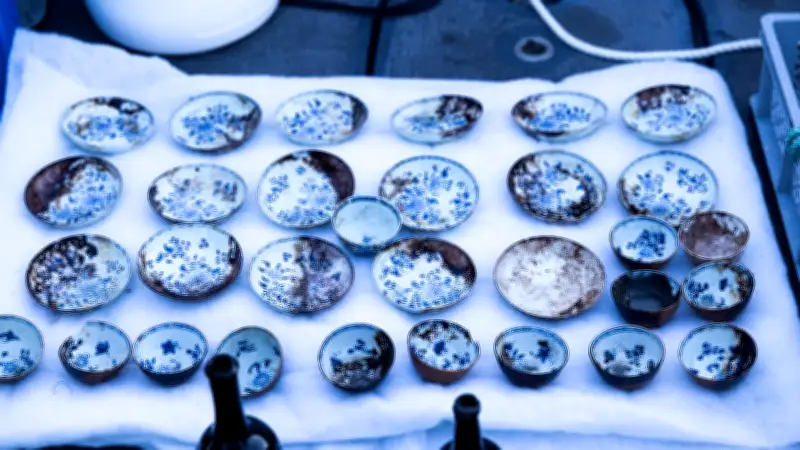 Porzellanwrack in 600 Metern Tiefe: Forscher staunen über einzigartigen Fund