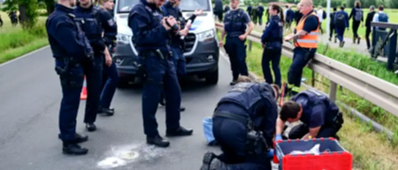 Pro-Palästina-Aktivisten blockieren ILA-Zufahrten – Stau und Verzögerungen