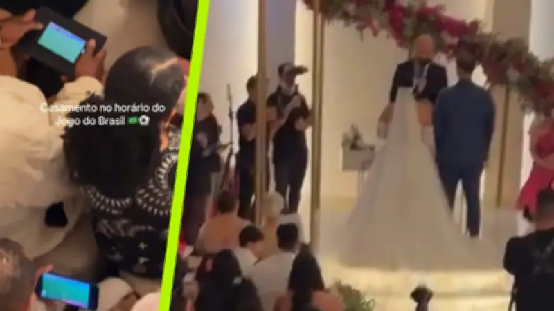 Public Viewing bei Hochzeit: WM-Spiel stiehlt der Braut die Show